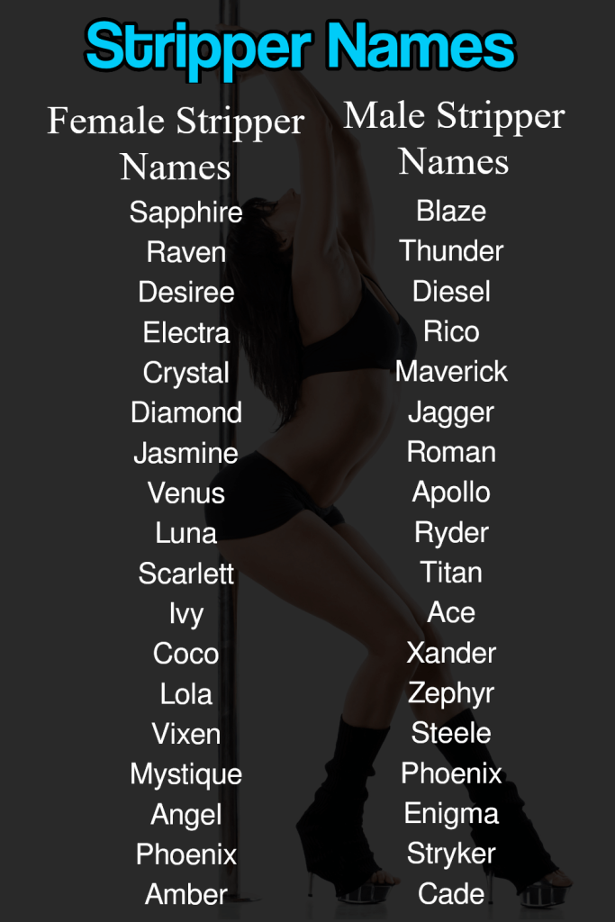 list of stripper names